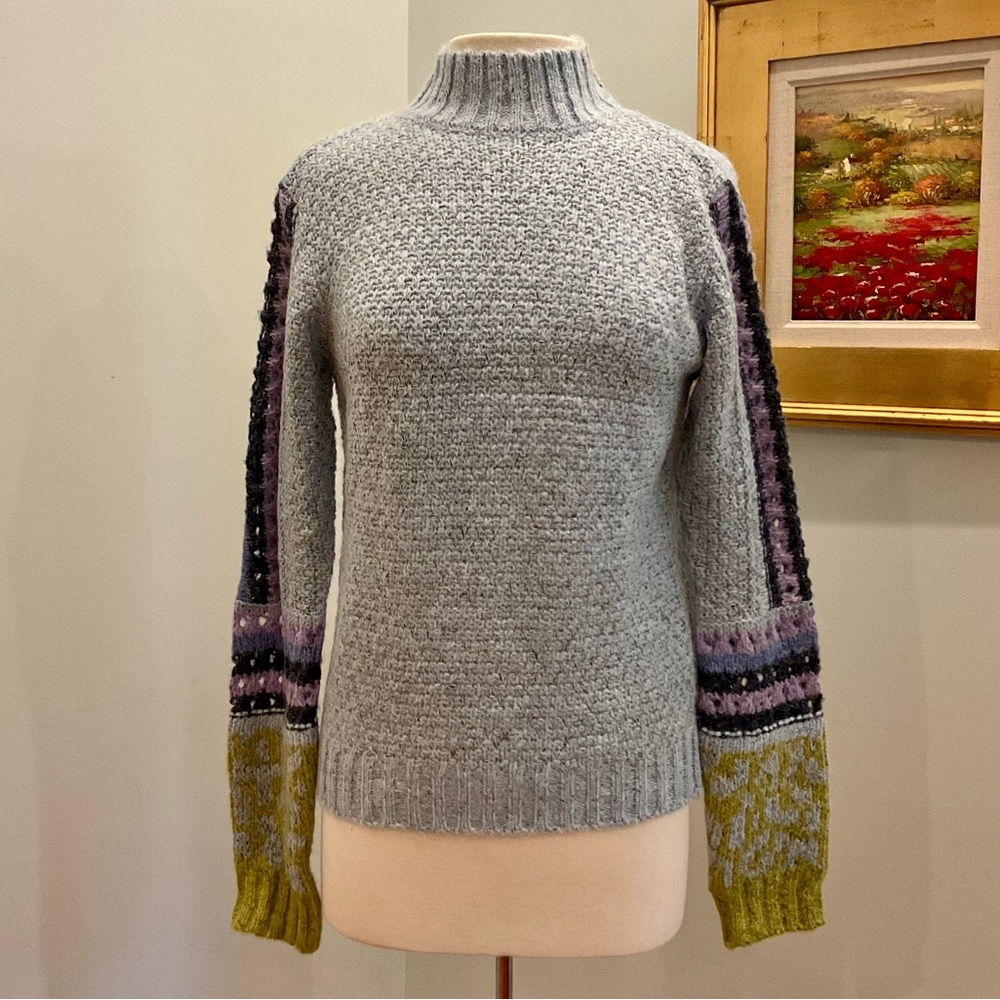 Mystree Mock Turtleneck Sweater